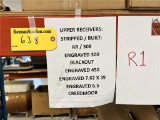 LOT RACK 1: UPPER RECEIVERS: $23,477 AT COST