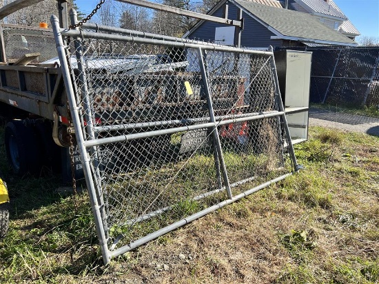 (2) 10' CHAIN-LINK FENCE GATES