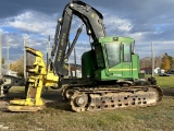 2013 JOHN DEERE MODEL 753J FELLER BUNCHER, FR22 SAW HEAD, 12,998 HOURS, S/N: 1T0753JXVDC252867
