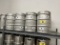 (12) 15.5-GALLON, 1/2-BBL ALUMINUM KEGS