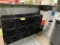 LOT: 13-BLACK PLASTIC CRATES, PAILS