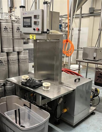 GONGDA 2-STATION KEG WASHING MACHINE