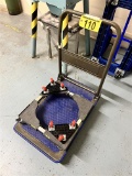 LOT: SMALL FOLDING PLATFORM CART, 4-WHEEL DOLLY