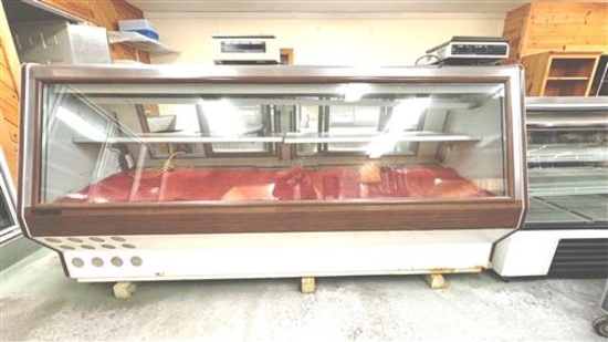 COLDIN 8' REFRIGERATED MEAT DISPLAY CASE