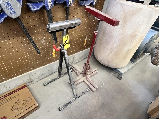 LOT: ROLLER STAND & MATERIAL STAND