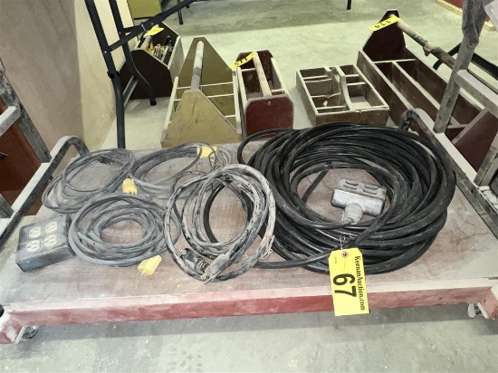 LOT OF ASSORTED EXTENSION CORDS