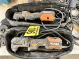 BID PRICE X QUANTITY: (2) RIDGID OSCILLATING MULTI-TOOLS W/ TOOL BAGS