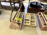 BID PRICE X QUANTITY: (2) WOODEN TOOL BOXES