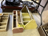 BID PRICE X QUANTITY: (2) WOODEN TOOL BOXES