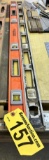 BID PRICE X QUANTITY: (2) 4' LEVELS, PLASTIC & ALUMINUM