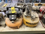 LOT: 2-BOSTITCH 6-GALLON PORTABLE AIR COMPRESSORS (ONE LOOK LIKE IT NEEDS REPAIR)