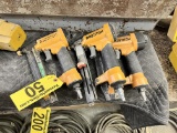 BID PRICE X QUANTITY: (3) BOSTITCH 18-GA. FINISH STAPLERS