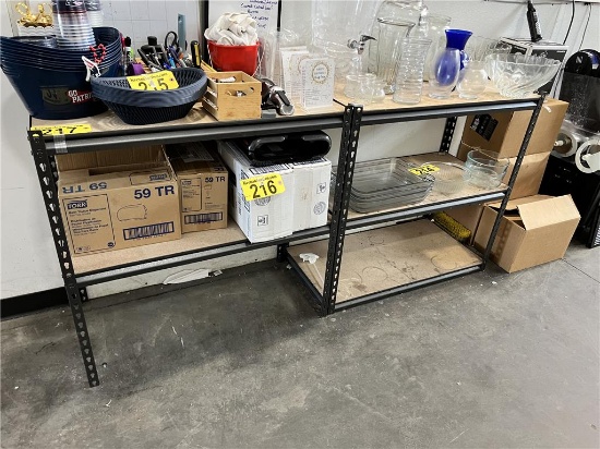 $BID PRICE X 4 - (4) STORAGE RACKS, 36"X18"X36"H