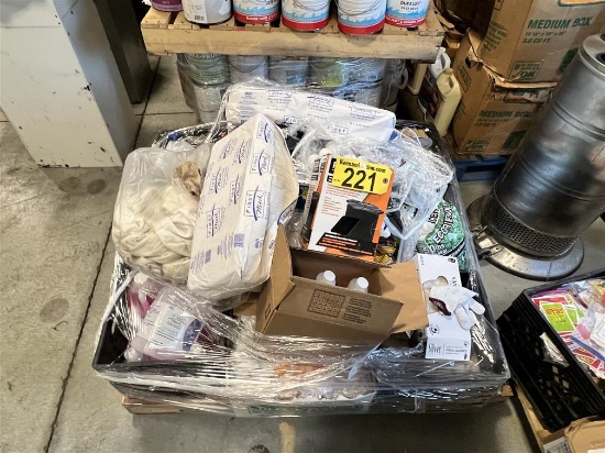 LOT: HAND SOAP, SANITIZER, CLEANING SUPPLIES