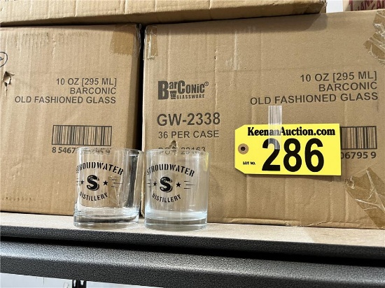 LOT: 252-STROUDWATER DISTILLERY ROCKS GLASSES