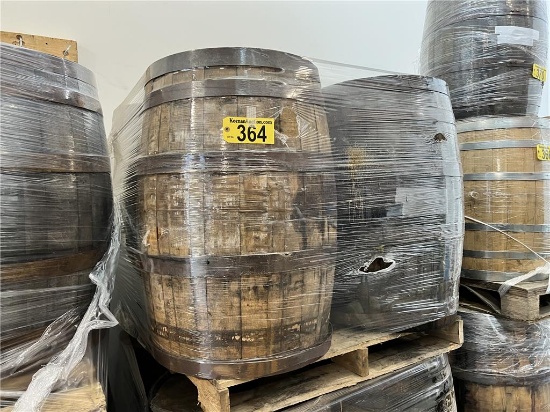 $BID PRICE X 4 - (4) WHISKEY BARRELS