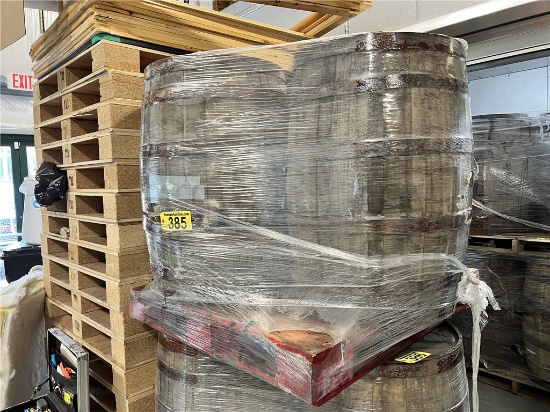 $BID PRICE X 3 - (3) WHISKEY BARRELS