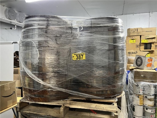 $BID PRICE X 3 - (3) WHISKEY BARRELS