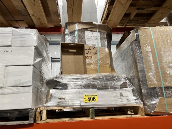 LOT: 2-PALLETS OF CARDBOARD CAN CARRIER TRAYS, 12-16OZ.