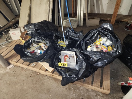 LOT OF ASSORTED NEW PAINT SUNDRIES & SUPPLIES
