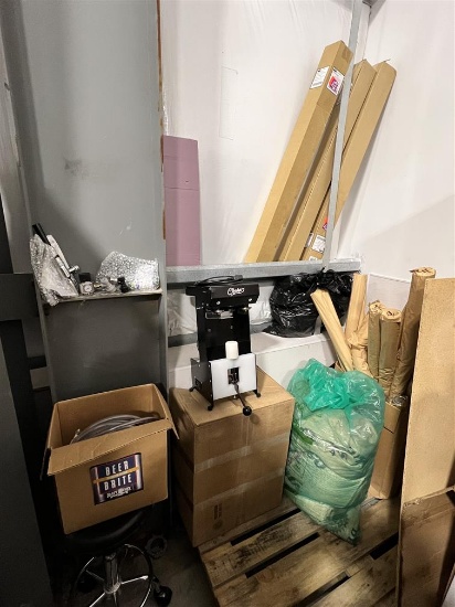 LOT: OKTOBER 1/4HP CAN SEAMER MK16, KEG TAPS,  CO2 TANK