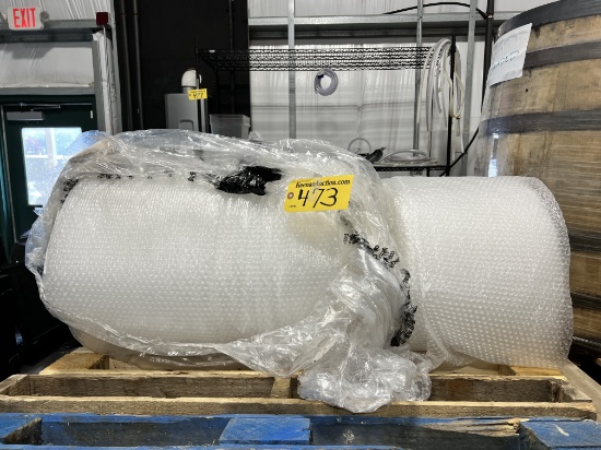 LOT: 3-ROLLS OF BUBBLE WRAP PACKAGING 175’x12”, 2-PARTIAL ROLLS