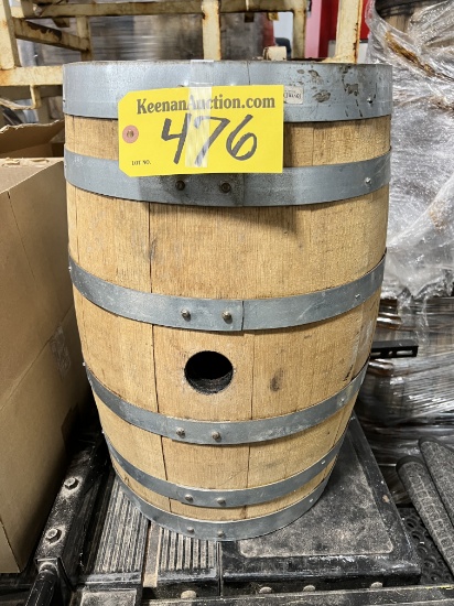 THE BARREL MILL 10-GAL. #3 CHAR OAK BARREL, 22”H X 14”DIA.