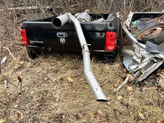 TRUCK BED & CONTENTS: EXHAUSTS & MUFFLERS