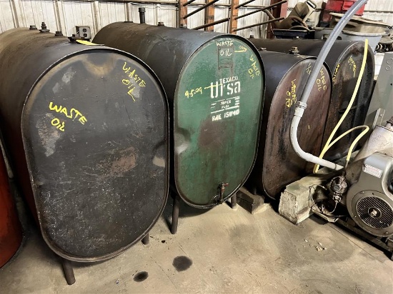 LOT: 4-ASSORTED WASTE OIL TANKS