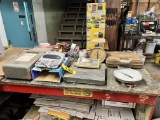 SHIPPING LOT: 5-SCALES, CHECK WRITER, ADDING MACHINE, MISC. SHIPPING & PACKING SUPPLIES