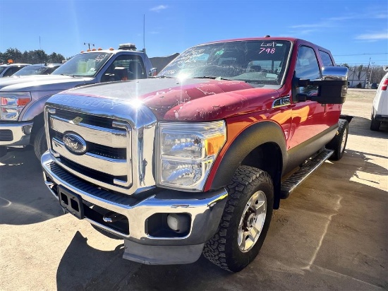 2011 FORD F250 SUPER DUTY LARIAT CREW CAB CAB-N-CHASSIS *DOESN'T RUN - WIRING ISSUE*