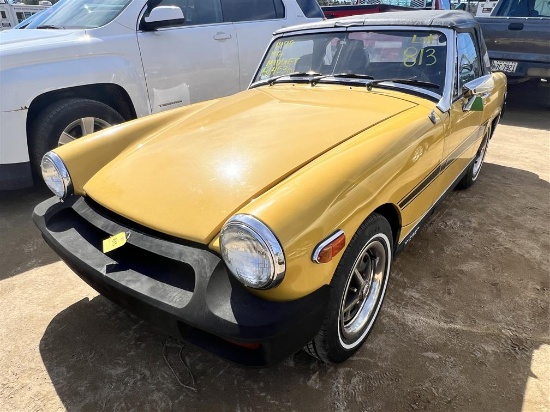 1979 MG MIDGET RALLY SPORT COUPE CONVERTIBLE, SOFT TOP, MANUAL TRANSMISSION, 51,453 MILES