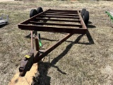 HOMEMADE T/A TRAILER FRAME, VIN: UNKNOWN, BROWN