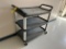RUBBERMAID BUS CART, 3-SHELF