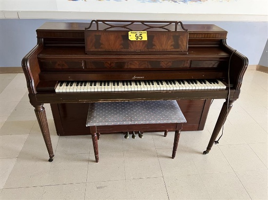 BALDWIN ACROSONIC PIANO W/ BENCH