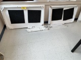 BID PRICE X 2 - (2) TABLES, WHITE, 54
