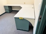 LOT: 2-ALLSTEEL L-SHAPE MODULAR WORKSTATIONS