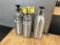 BID PRICE X 3 - (3) BEVERAGE GRADE 5LB. ALUMINUM GAS TANKS