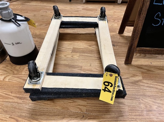 LOT: (2) 4-WHEEL DOLLIES