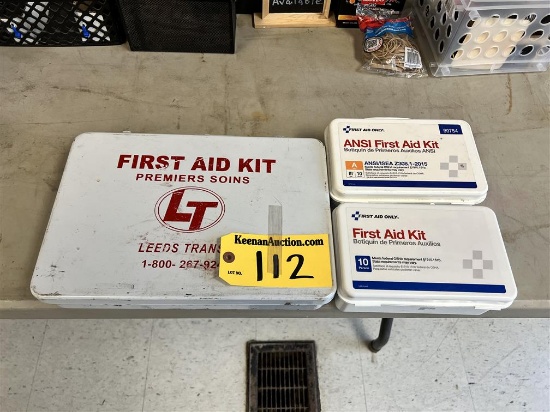 LOT OF 3-FIRST AID KITS