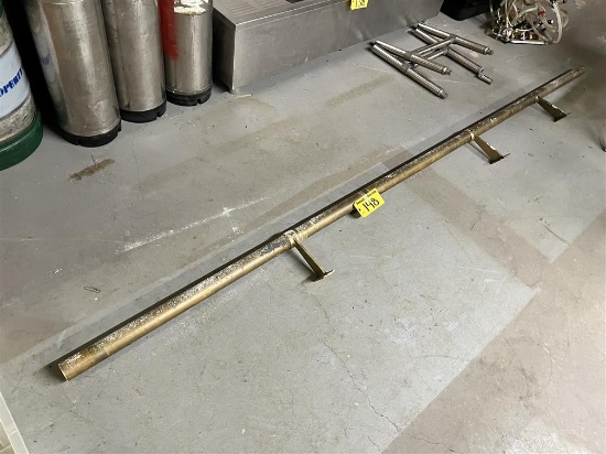 9'8" BRASS FOOT RAIL