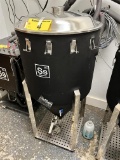 SS BREWTECH BREWMASTER CHRONICAL 1BBL, 41-GAL., CONICAL FERMENTER, CHILLING COIL, NEOPRENE JACKET