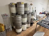 BID PRICE X 10 - (10) ALUMINUM 1/2-BBL KEGS