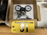 FERRODAY DUAL GAUGE CO2 REGULATOR, 0-3000 PSI & 0-60 PSI