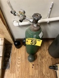 BID PRICE X 2 - (2) STEEL 5LB. OXYGEN TANKS
