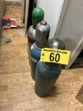 BID PRICE X 3 - (3) BEVERAGE GRADE 5LB. GAS TANKS: 2-STEEL, 1-ALUMINUM
