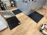 LOT OF 6-ASSORTED FLOOR MATS: 4-ENTRY MATS, 2-ANTI FATIGUE MATS