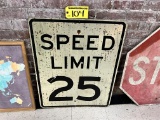 SPEED LIMIT SIGN