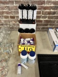 MISC. LOT: GLASS WASHER, STERAMINE TABLETS, ASSORTED FOOD FLAVORING