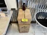 BID PRICE X 3 - (3) CASES OF BROWN 32 0Z. GLASS BOTTLES W/ CAPS, 12-PER CASE (34-TOTAL)